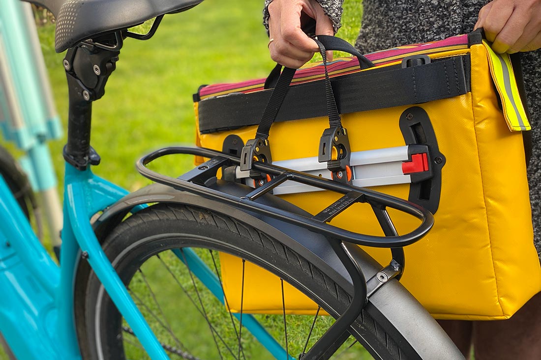 Sarinee Fahrradtasche - VAUDE Plug & Ride System Anwendung 2